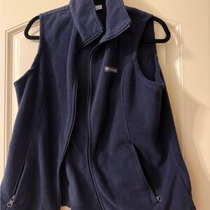 Columbia Dark Blue Fleece Vest